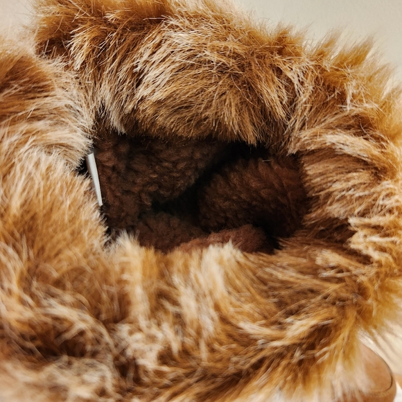 Womens New Attitude Tall Boots with faux fur size 8 - Picture 12 of 14